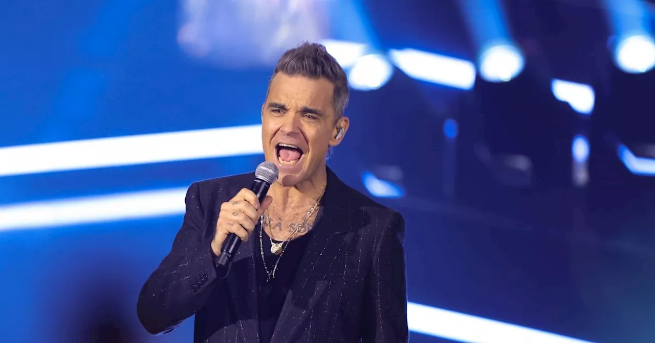 Robbie Williams gives his honest thoughts on performing at Slane Castle in 1999