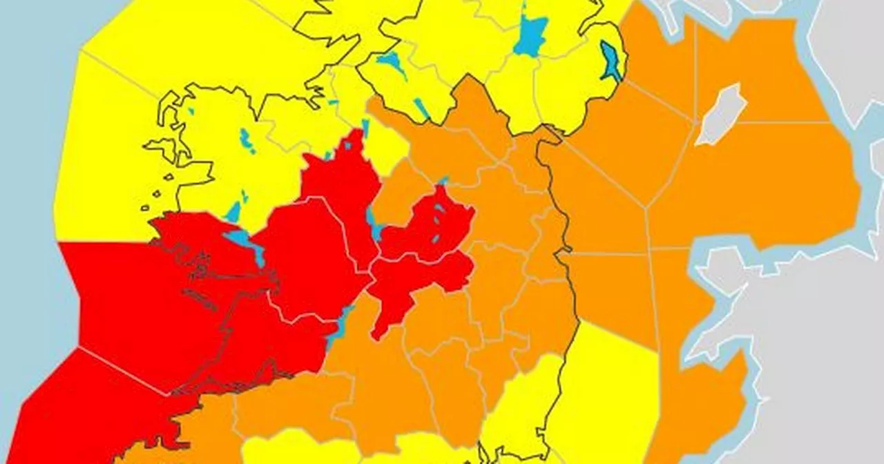 Storm Debi: Met Eireann issue Status Red alert with school closures in place