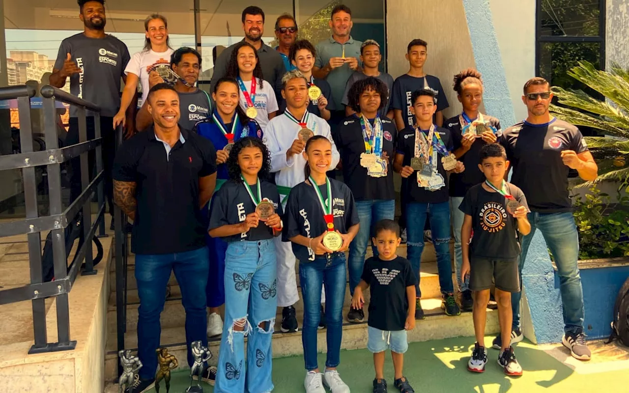 Macaenses medalhistas são homenageados e governo anuncia expansão do programa Bolsa Atleta