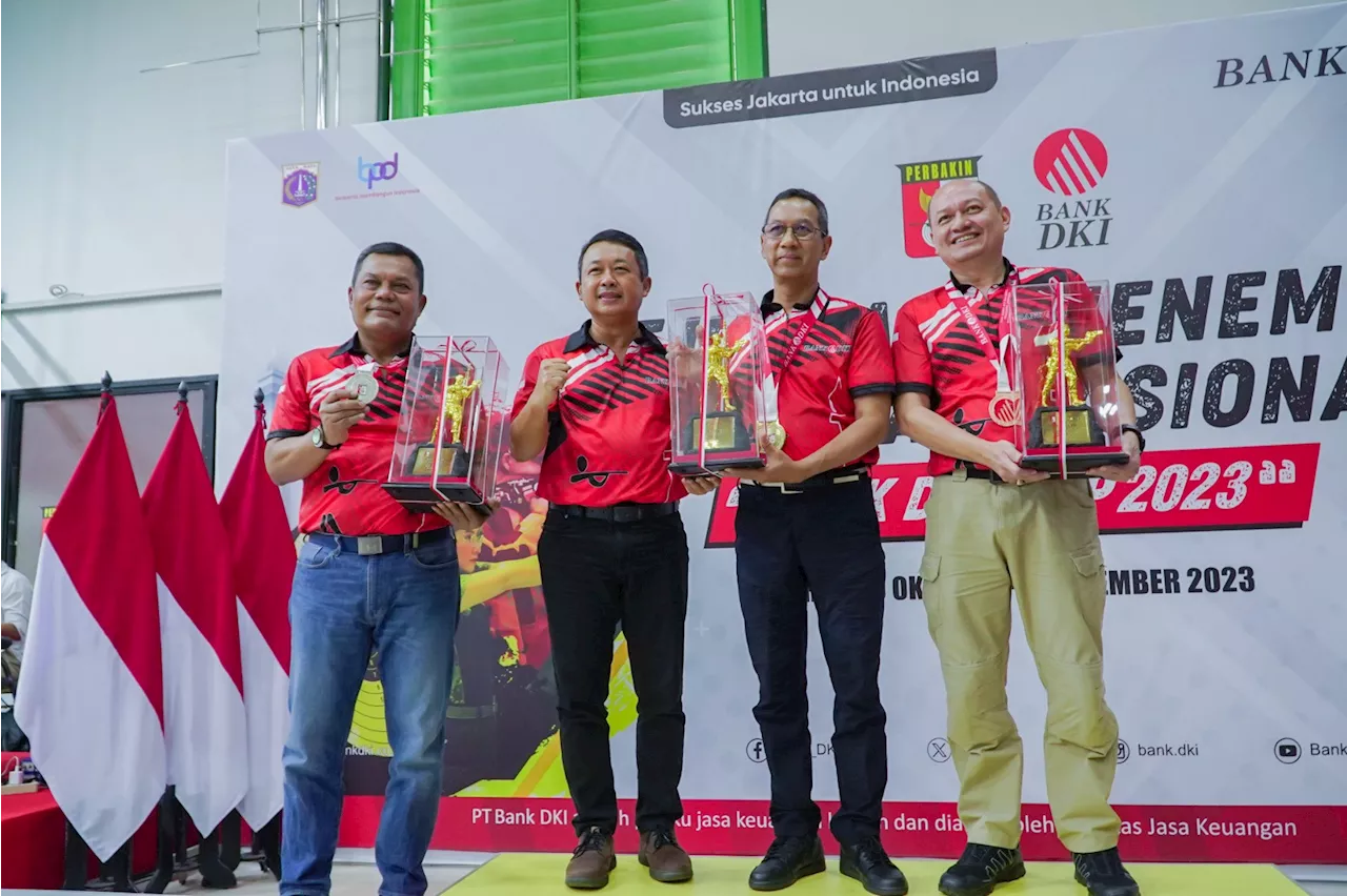 Heru Budi Raih Juara 1 Kejuaraan Menembak Nasional Bank DKI Kategori Individu