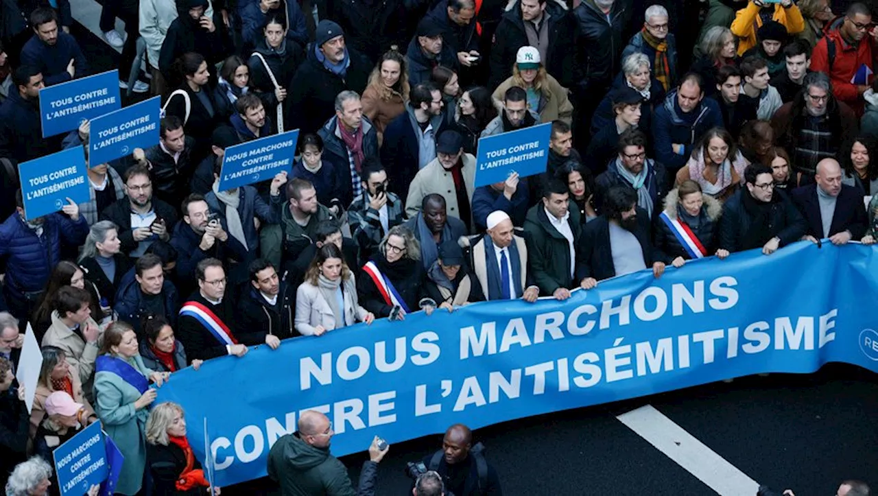 Marche contre l'antisémitisme : ce qu'il faut retenir de cette journée de mobilisation en France