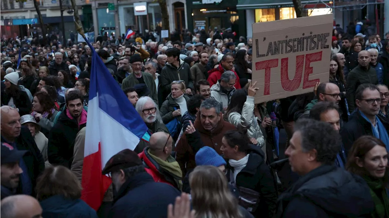 Marche contre l’antisémitisme : « Pourquoi on est là ? Parce que si les juifs ont peur, alors… »