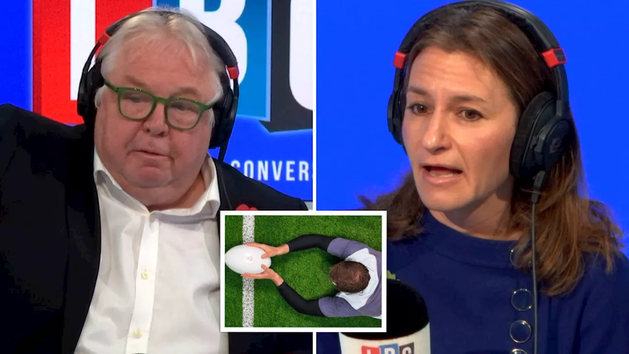 Sports Secretary caught offside by Nick Ferrari as she can't name Rugby adviser she's met with twice in...