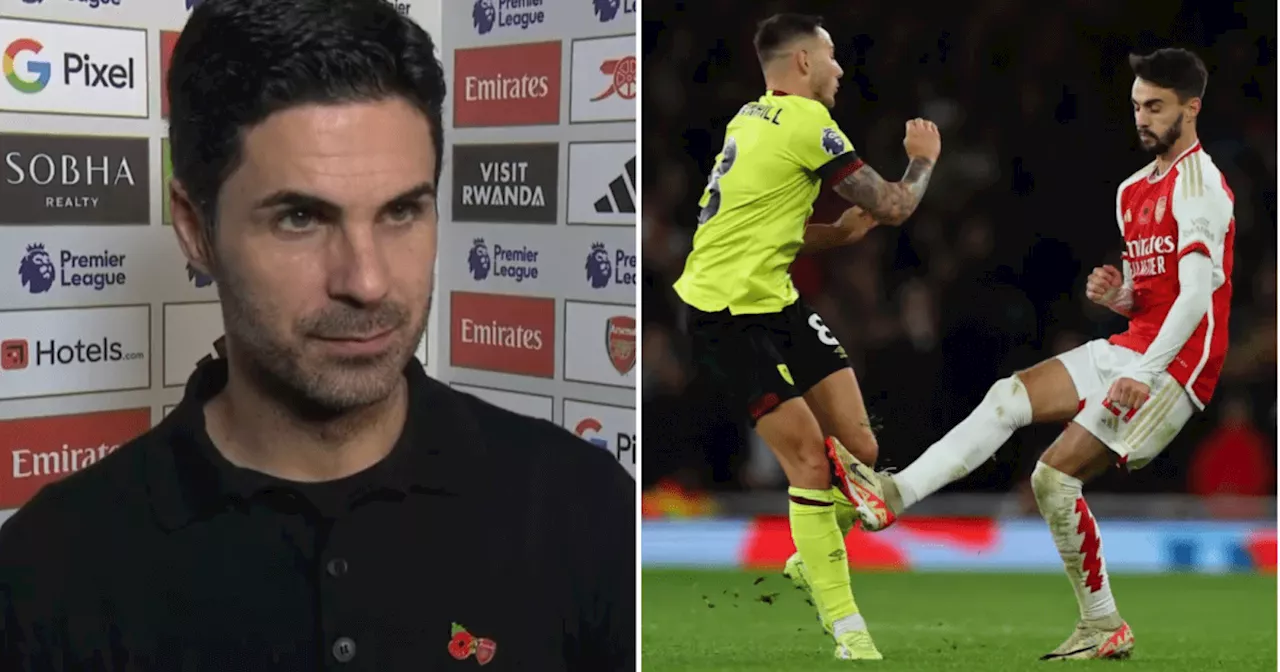 Arsenal boss Mikel Arteta on Fabio Vieira red card and Martin Odegaard