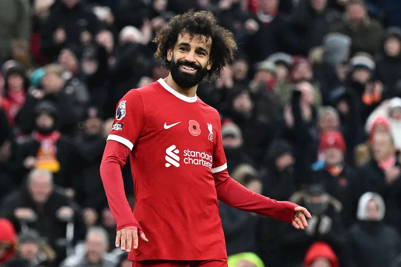 Mohamed Salah-dobbel da Liverpool slo Brentford