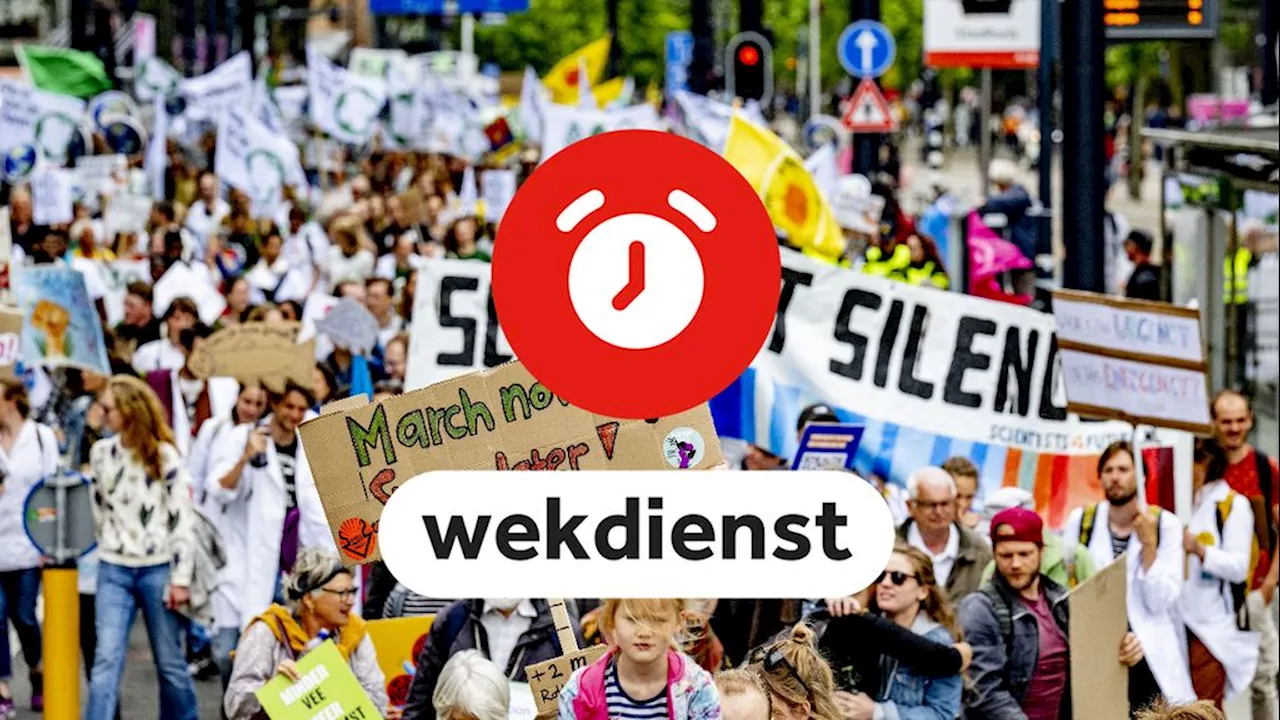 Wekdienst 12/11: Greta Thunberg bij klimaatmars Amsterdam • Lijsttrekkersdebat bij RTL