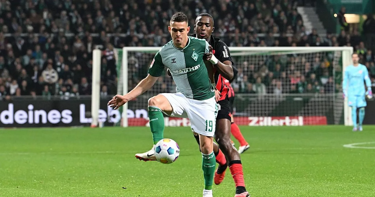 Werder Bremen verspielt Heimsieg gegen Frankfurt