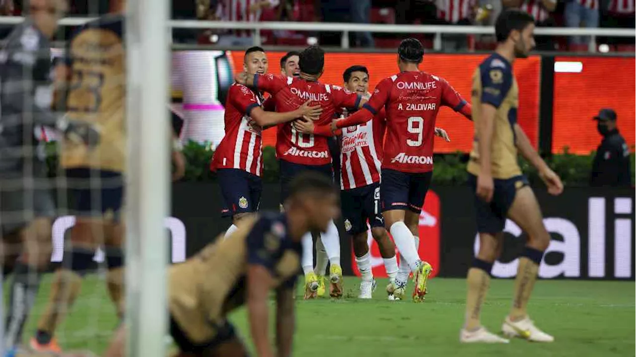 Chivas, con historial positivo ante Pumas en Liguilla