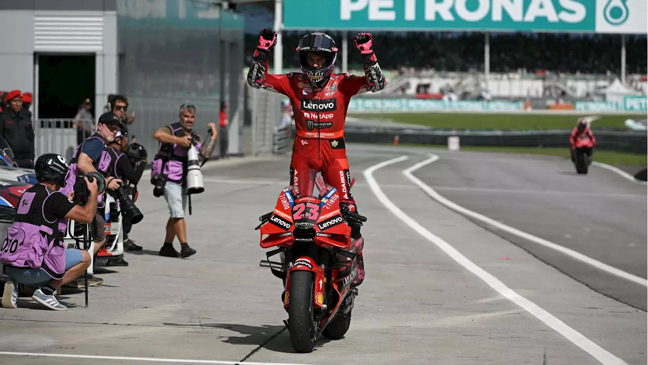 Bastianini domina in Malesia, Bagnaia guadagna tre punti su Martin