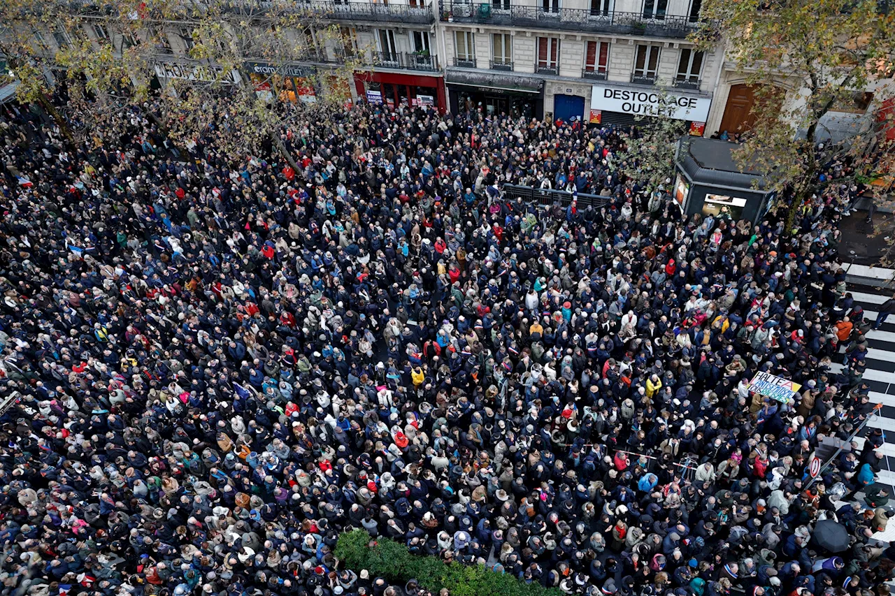  Marche contre l'antisémitisme : 182.000 personnes ont défilé partout France