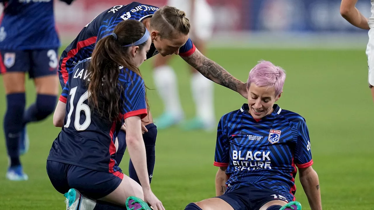 Megan Rapinoe: Two-time World Cup winner devastated after injury cuts her final career match short