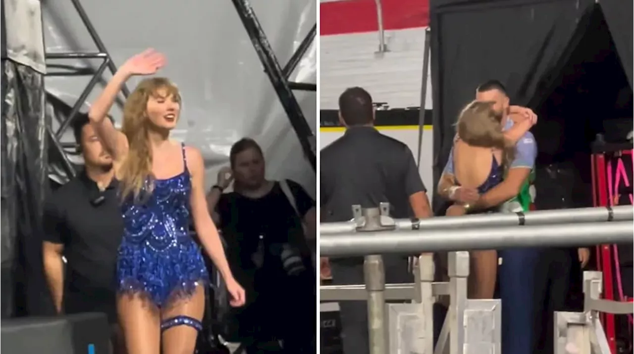 El APASIONADO beso de Taylor Swift y Travis Kelce tras su segundo show en Buenos Aires