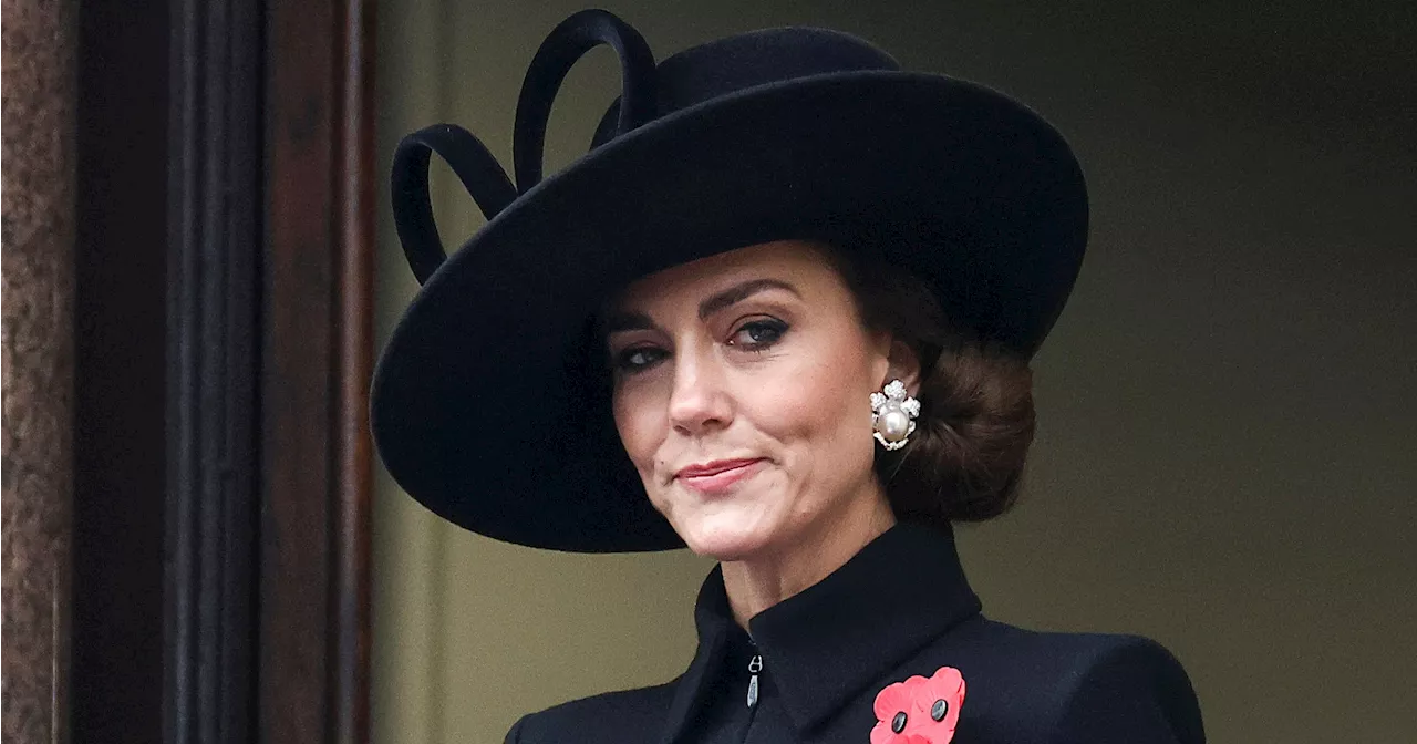 Kate Middleton Seems to Repurpose Queen Elizabeth's Brooch as Earrings