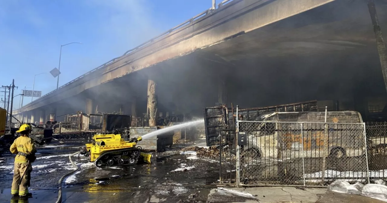 Tests Conducted on Damaged Santa Monica Freeway