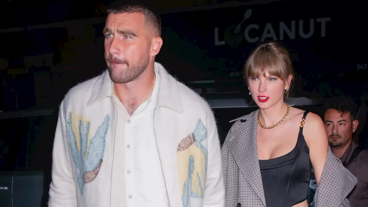 Taylor Swift y Travis Kelce comparten su primer beso en púbico