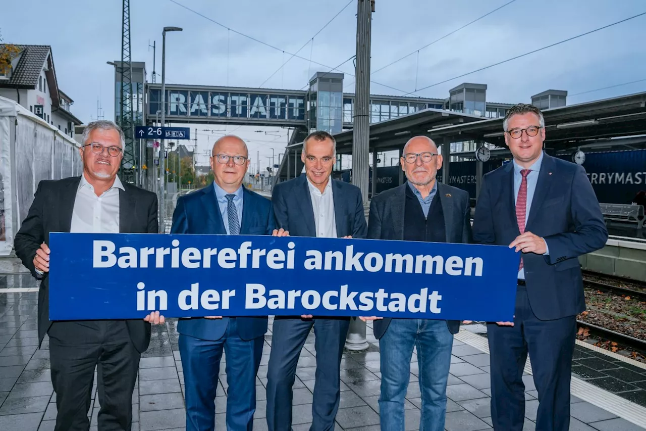 Barrierefreier Bahnhof in Rastatt