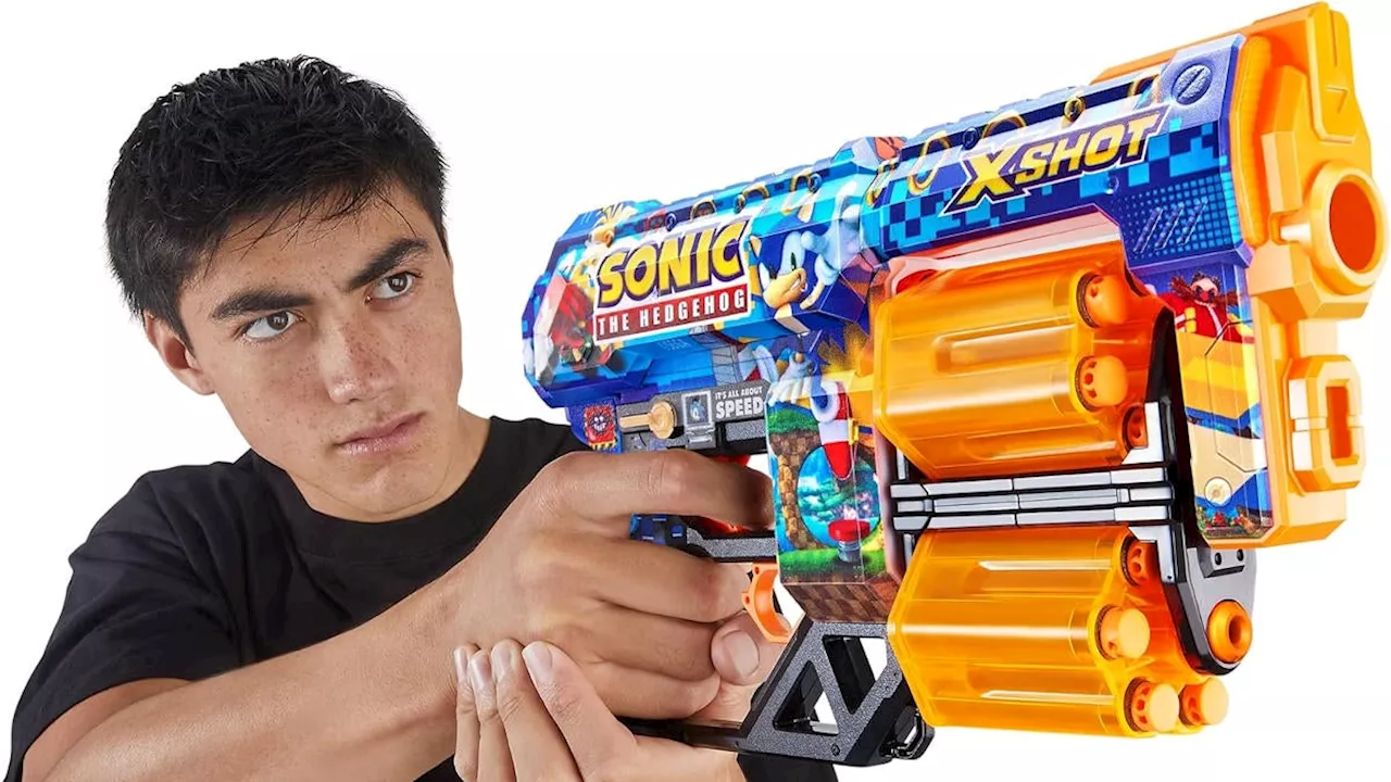 Sonic The Hedgehog Foam Dart Blaster Is Only $12 On Sale