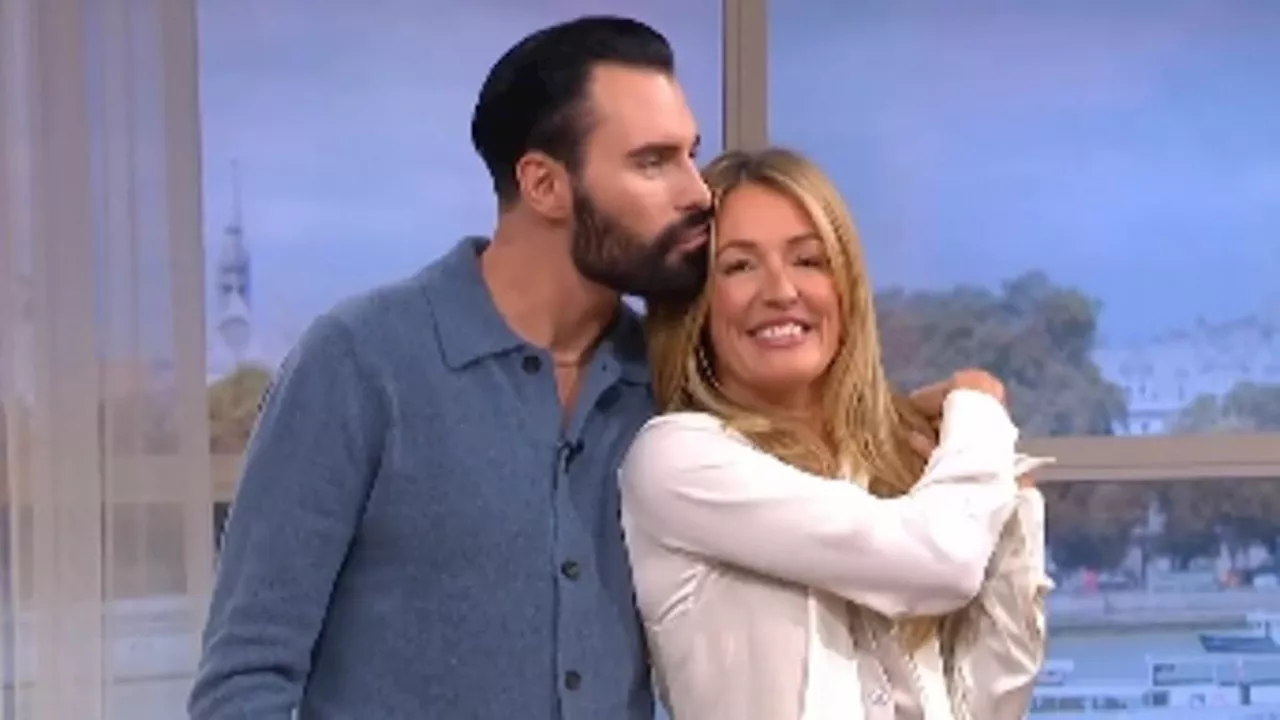 Cat Deeley joins This Morning: Presenter makes her debut on the sofa with co-host Rylan Clark after...