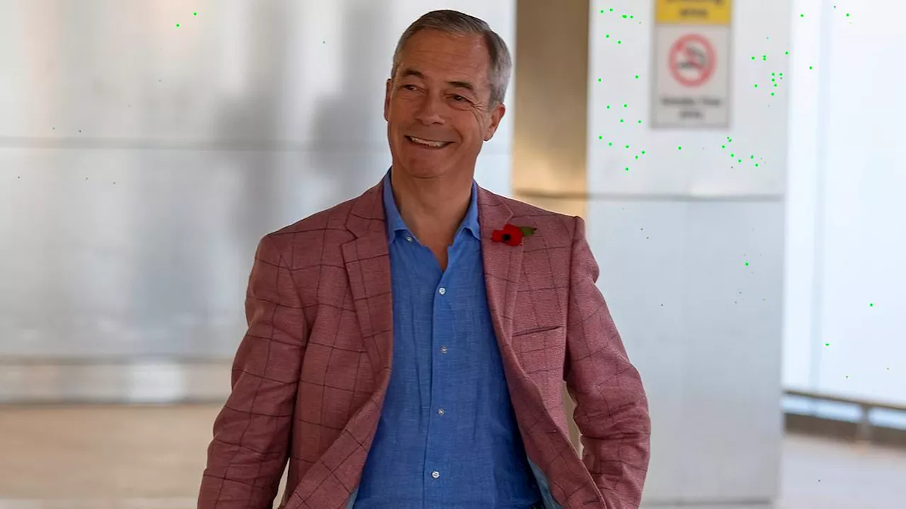 Nigel Farage Arrives at Heathrow Airport Ahead of I'm A Celebrity Appearance