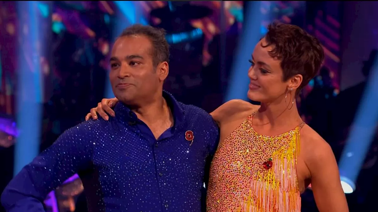 Strictly fans say Krishnan Guru-Murthy was 'robbed' after judges saved Angela Rippon despite her...