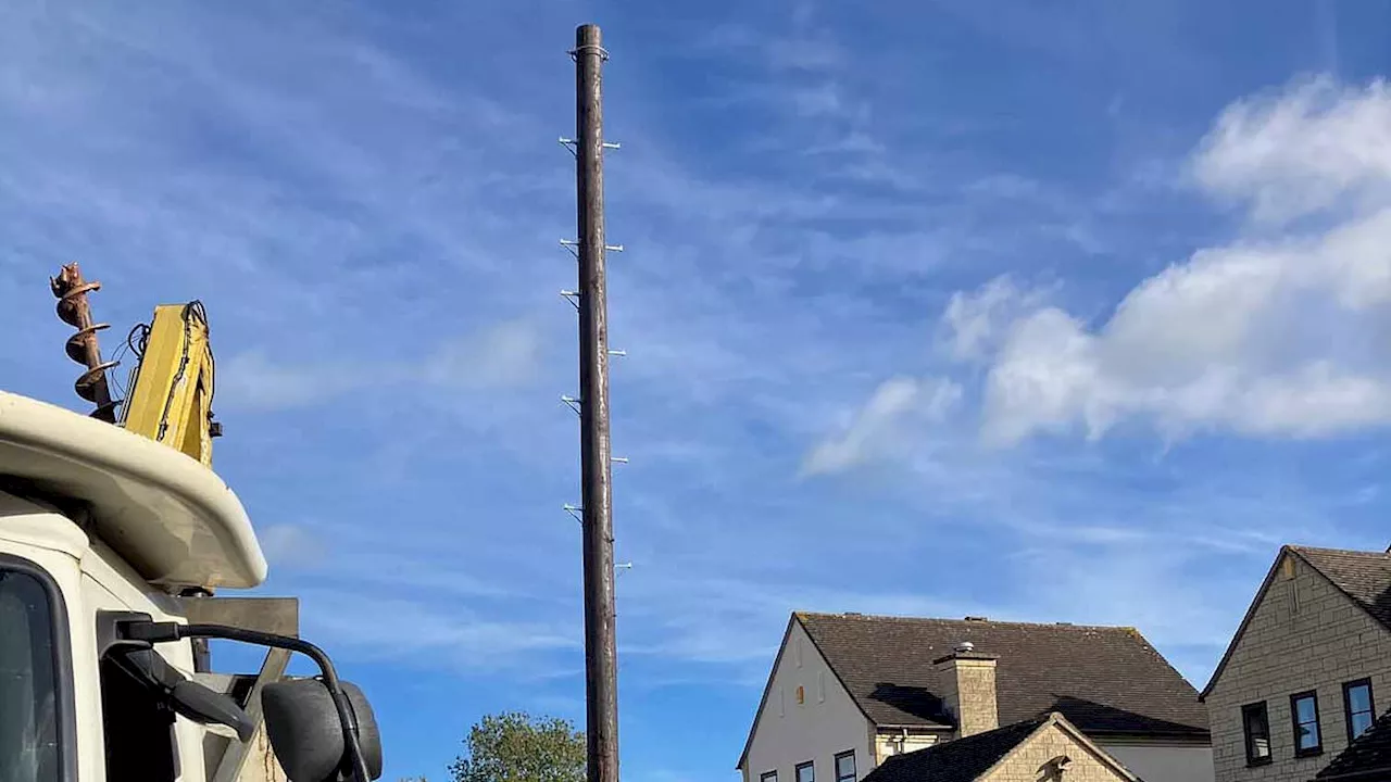 Telecoms workers want to erect 15 'monstrous' telegraph poles in our picturesque Cotswold village:...