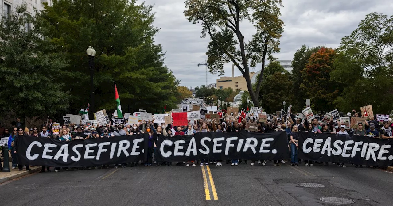 Americans March in Support of Hamas Terrorists