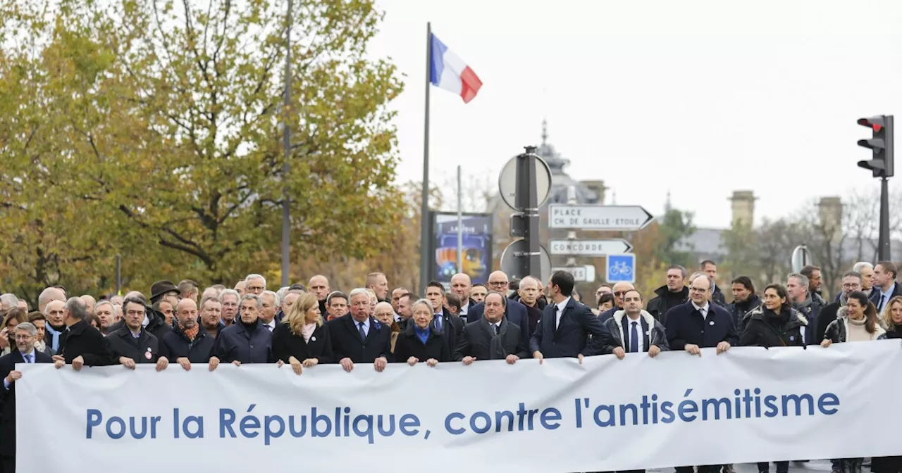 French Prime Minister leads March against antisemitism