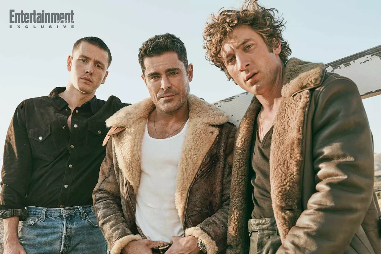 Zac Efron, Jeremy Allen White, and Harris Dickinson Suit Up as Von Erich Brothers in New Biopic