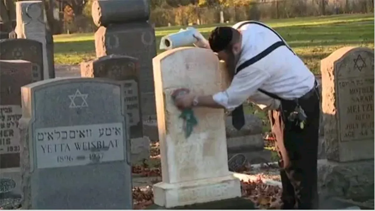 Jewish Cemetery in Cleveland Vandalized with Antisemitic Graffiti