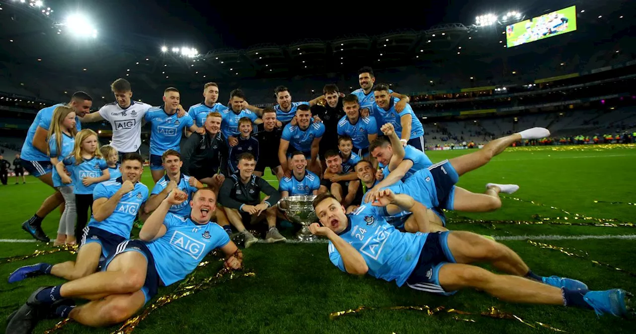 Retired Dublin football hero shows off incredible haul of medals as his club honours his amazing achievements