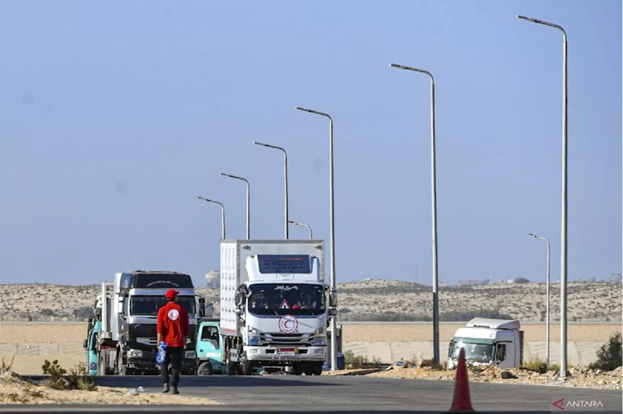 Mesir Buka Perbatasan, 76 Truk Bantuan Masuk Gaza