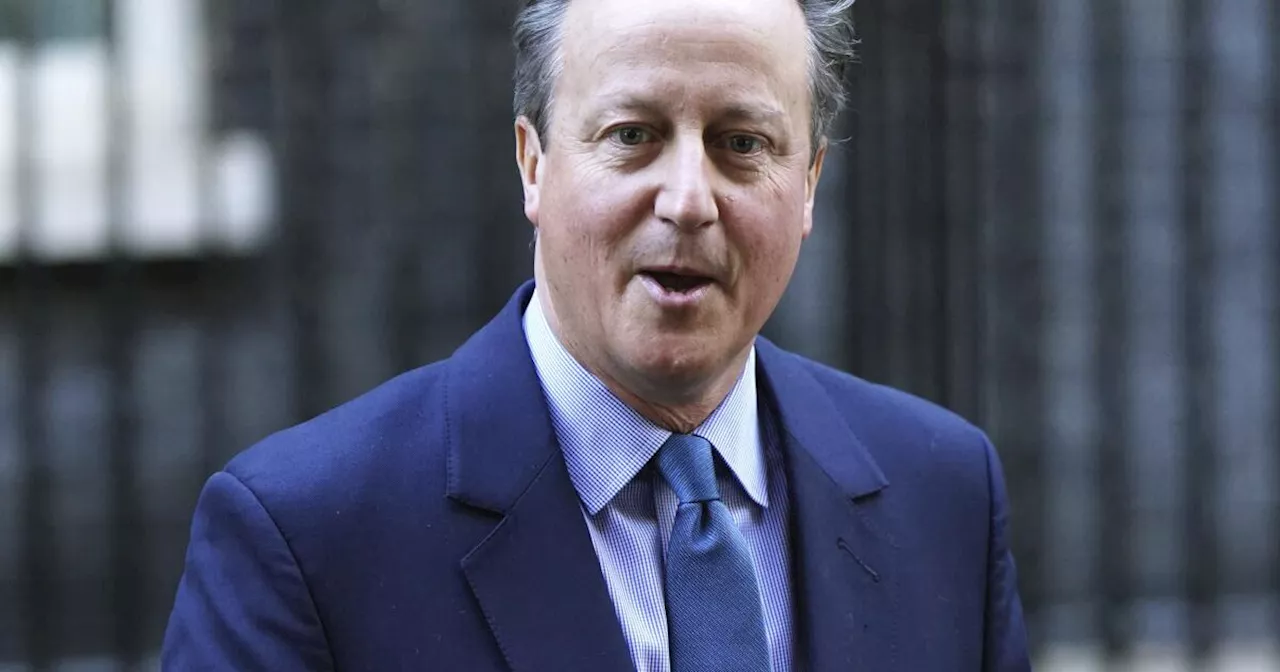 Ex-Prime Minister David Cameron makes shock comeback as Britain's foreign secretary