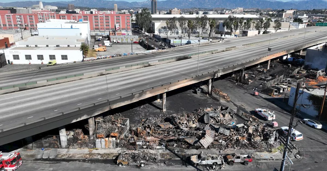 Traffic Challenge in Los Angeles as 10 Freeway Remains Closed