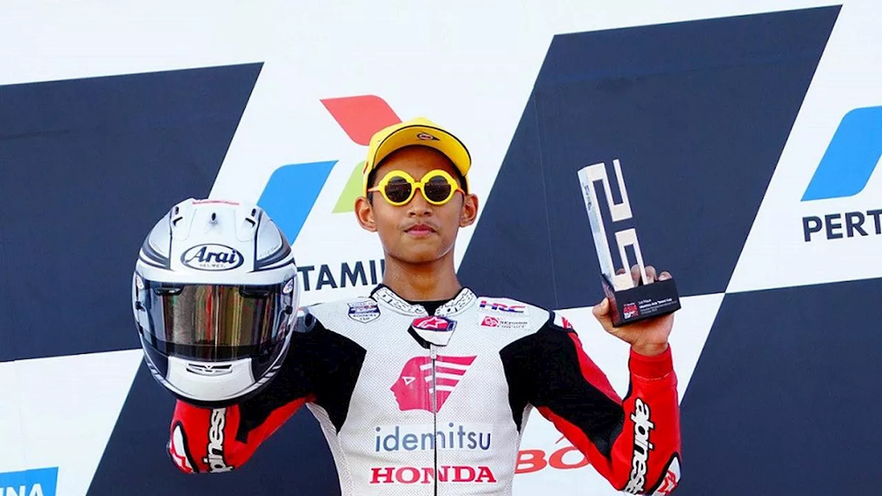 Veda Ega Ukir Sejarah Jadi Pembalap Indonesia Pertama Juara Umum Asia Talent Cup