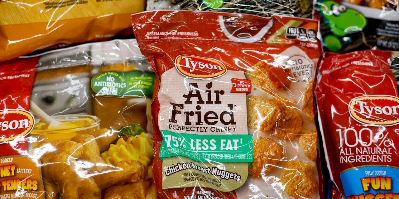 Tyson Foods’ stock sinks after sales miss, as prices and volume decline