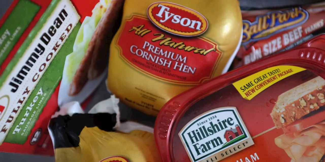 Tyson Stock Falls on Weak Sales Outlook. People Are Eating Less Meat.