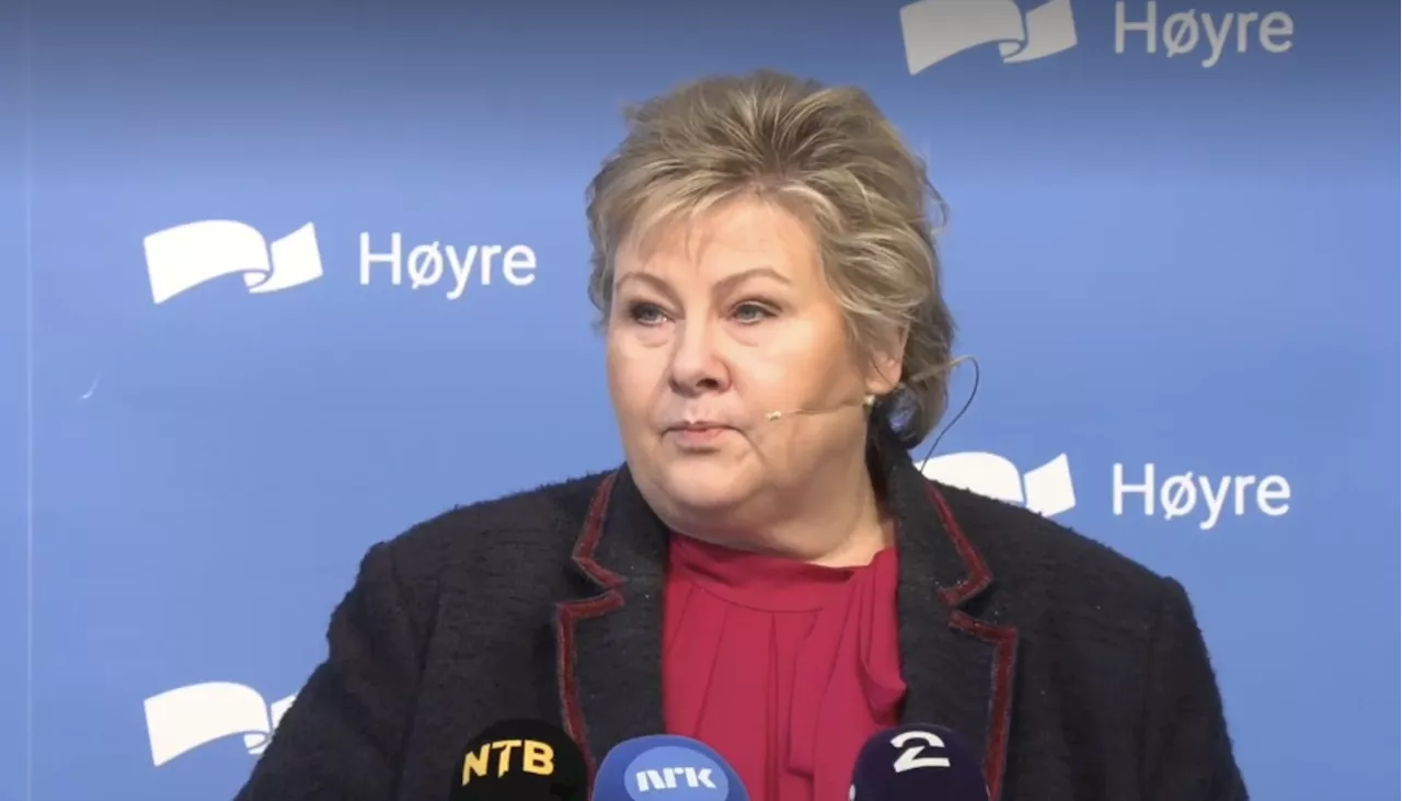 Erna Solberg med beskjed om fremtiden: – Fullt motivert til å fortsette