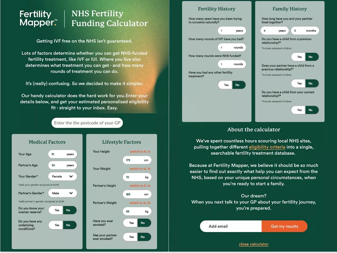 Fertility Mapper launches groundbreaking NHS Fertility Funding Calculator