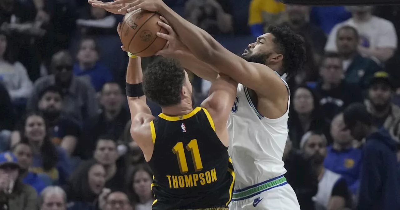 Edwards y Towns lideran a Timberwolves a vencer 116-110 a Curry y Warriors