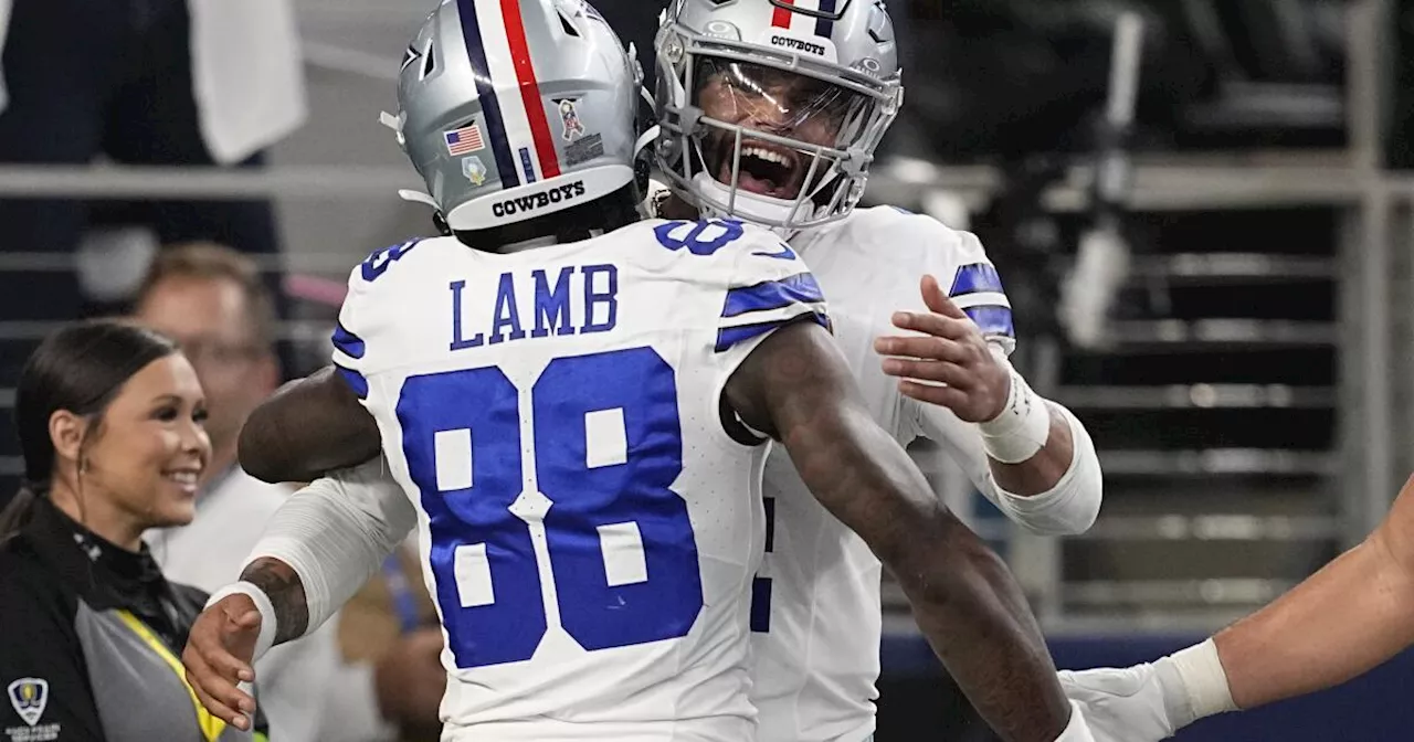 Prescott aporta 5 touchdowns, Cowboys maltratan a Giants, 49-12 para hilar 12 triunfos en casa