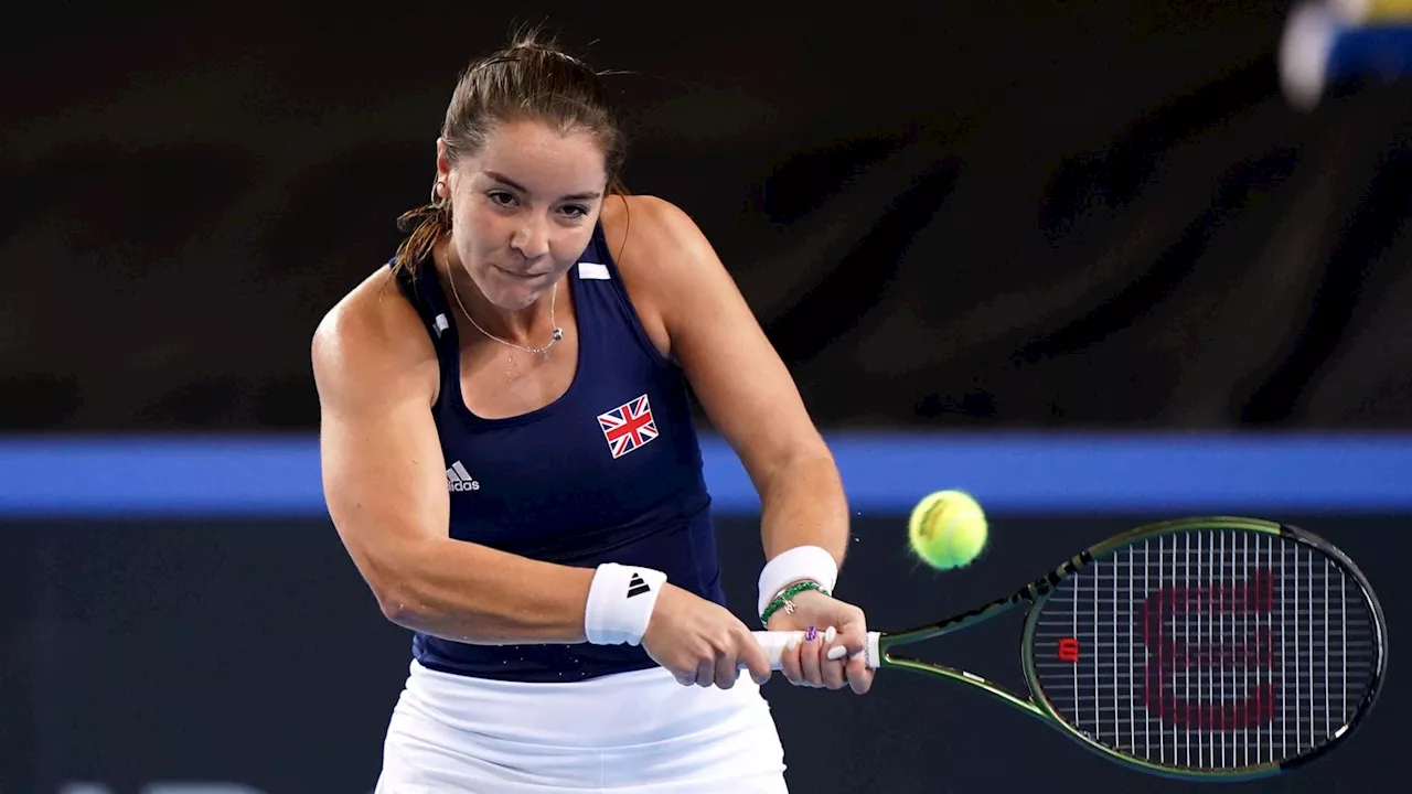 Great Britain captain Anne Keothavong says team feels for Jodie Burrage as nerves affect Billie Jean King Cup debut