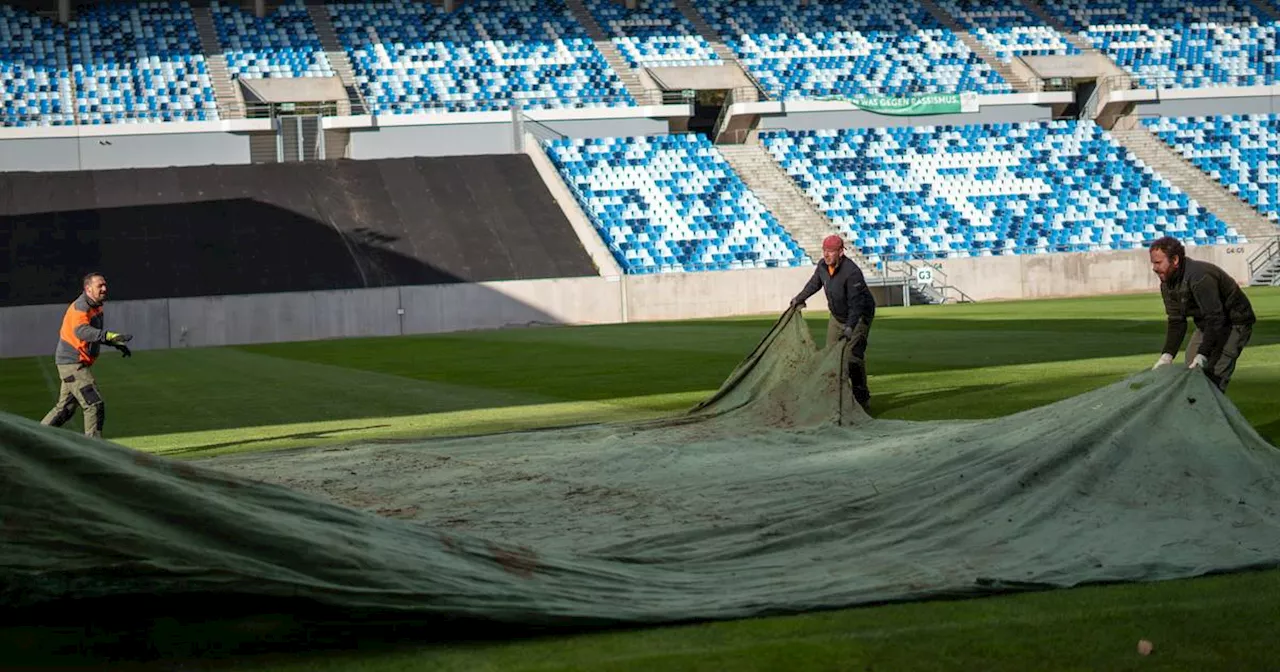 – das geschieht mit dem Rasen im Saarbrücker Ludwigsparkstadion