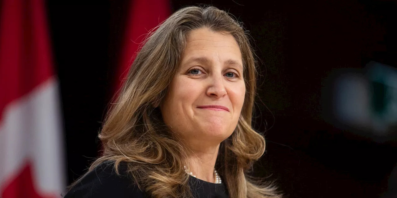 Politics This Morning: Freeland in San Francisco for lead-up to Asia-Pacific summit