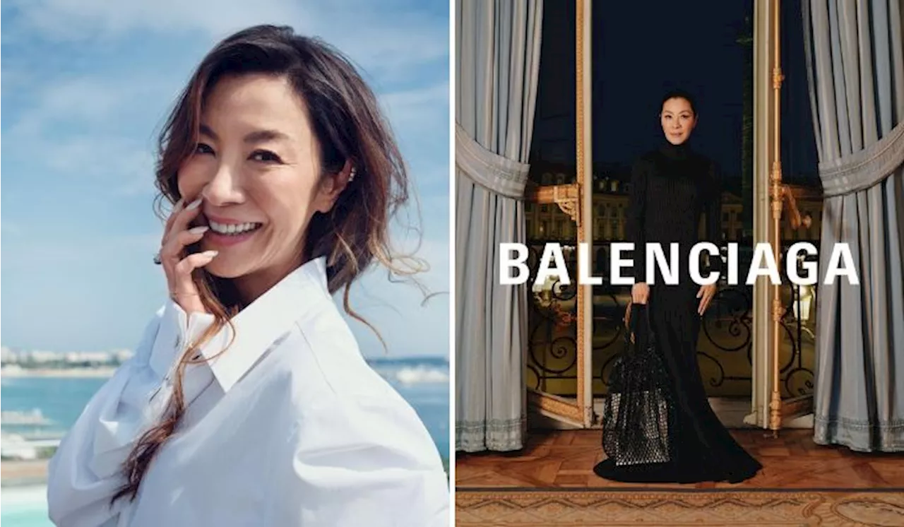 Malaysian Actress Michelle Yeoh Becomes Brand Ambassador for Balenciaga