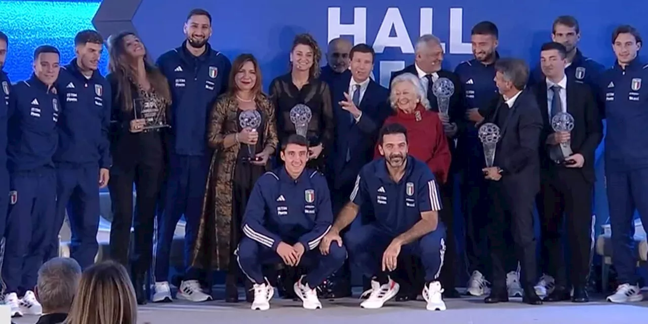 Premiazione della Hall Of fame con ospiti importanti del calcio italiano