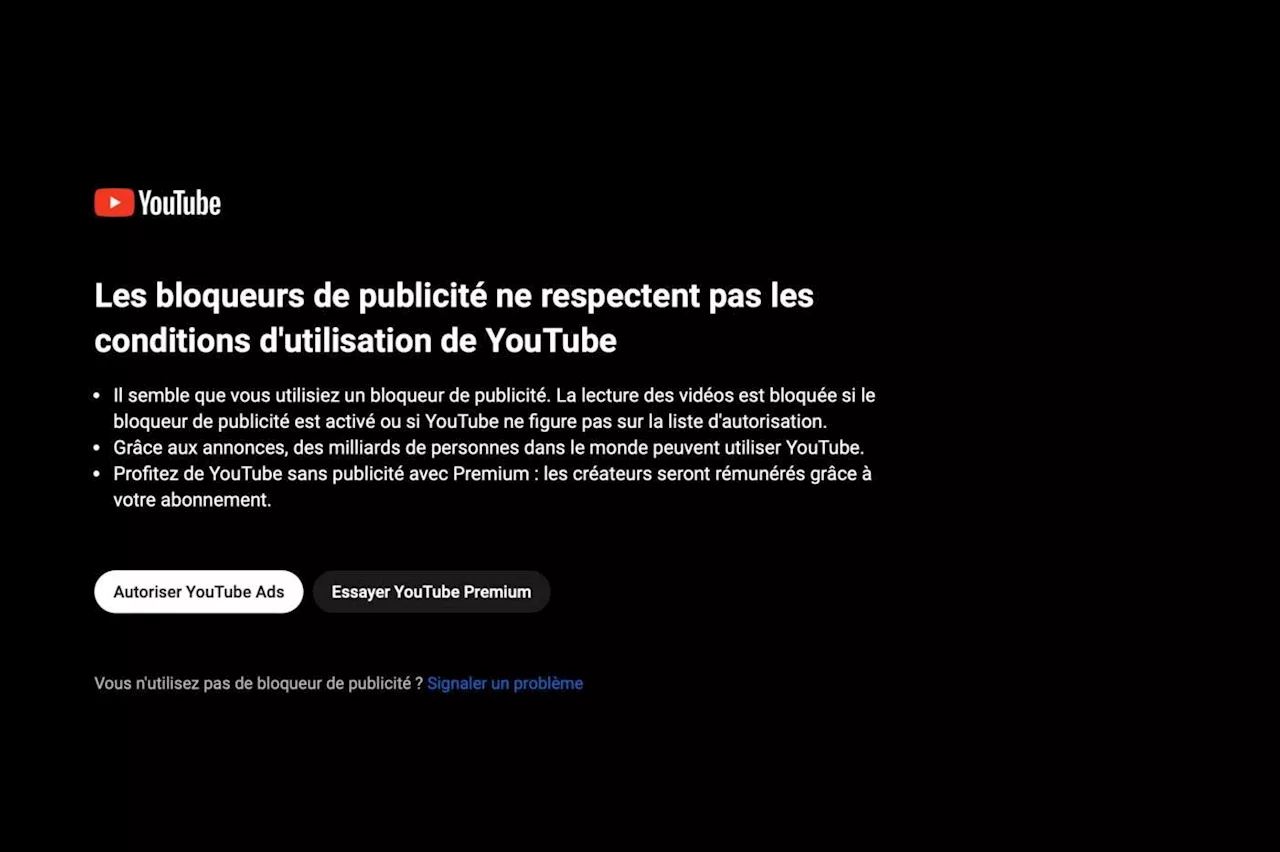 YouTube et le blocage des bloqueurs de publicité : est-ce légal ?