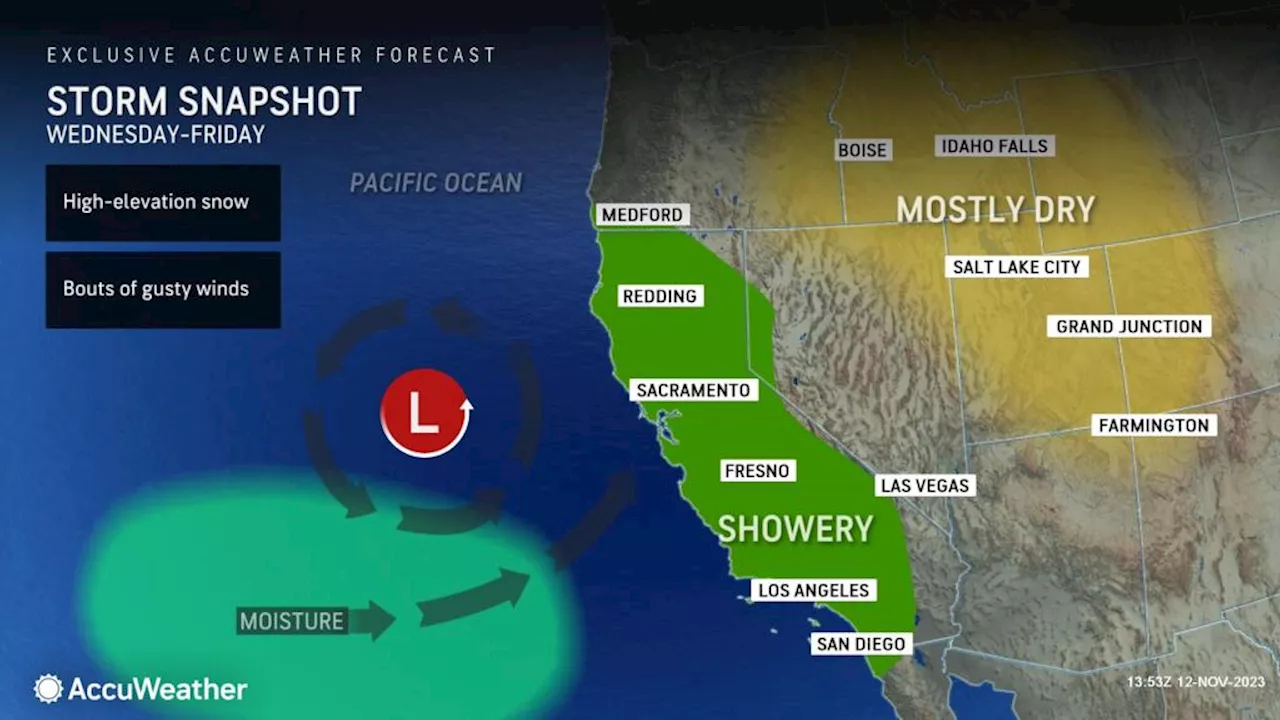 Storm from Gulf of Alaska to Bring Heavy Rain and Snow to West Coast