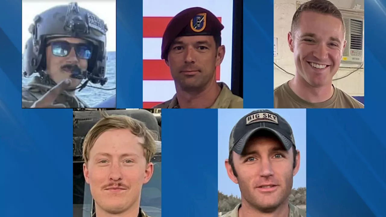 Five U.S. Army Special Operations Aviation Soldiers Killed in Helicopter Crash