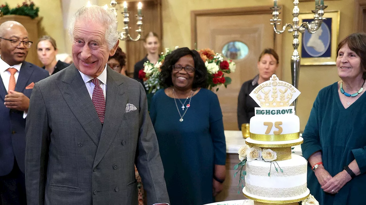 King Charles Receives Three-Tier Cake Ahead of 75th Birthday