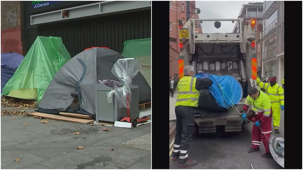 Man's Belongings Destroyed After Police Clear Rough Sleepers in London